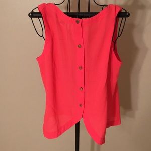 Button up tank top